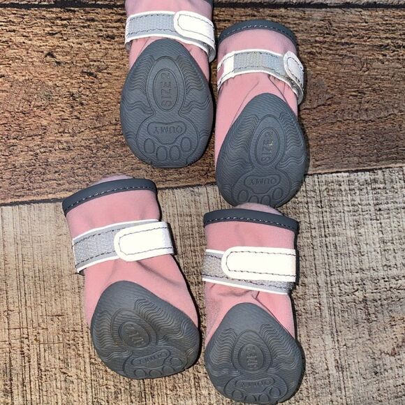 Dog Shoes for Small Dogs Paw Protectors snow Hot Pavement Waterproof size 2 - Picture 6 of 9